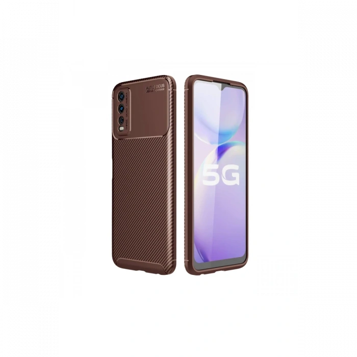 Newface Vivo Y11S Kılıf Auto Focus Karbon Kapak