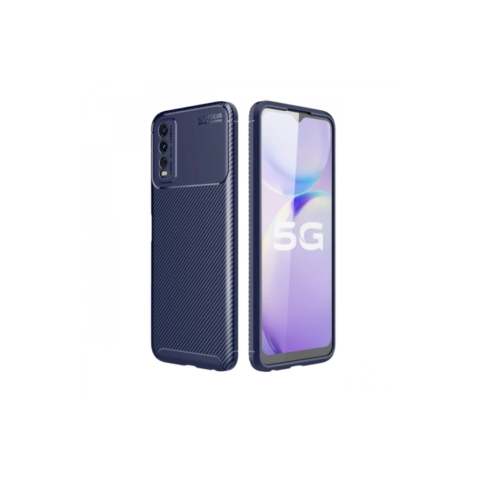 Newface Vivo Y11S Kılıf Auto Focus Karbon Kapak