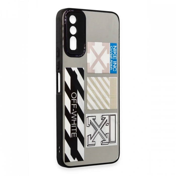 Newface Vivo Y11S Kılıf Mirror Desenli Kapak