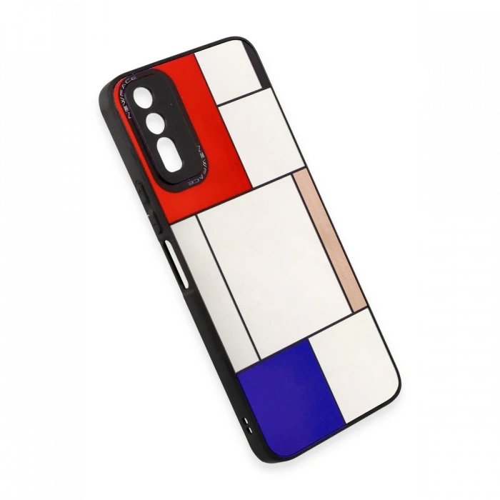 Newface Vivo Y11S Kılıf Mirror Desenli Kapak