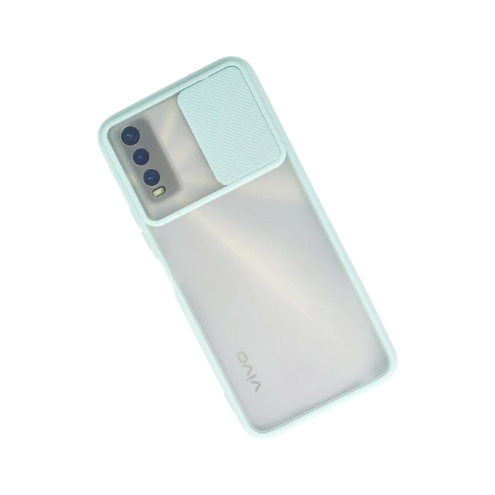 Newface Vivo Y11S Kılıf Palm Buzlu Kamera Sürgülü Silikon