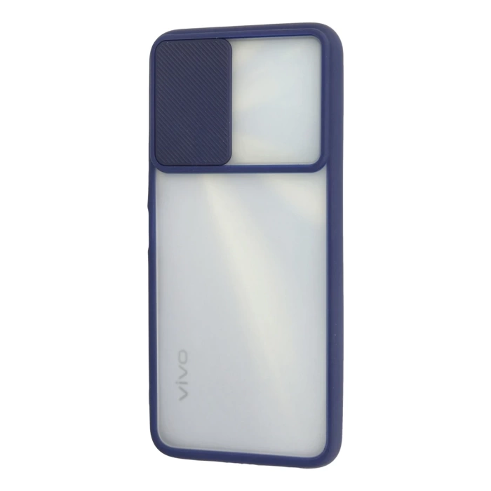 Newface Vivo Y11S Kılıf Palm Buzlu Kamera Sürgülü Silikon
