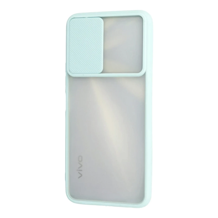 Newface Vivo Y11S Kılıf Palm Buzlu Kamera Sürgülü Silikon