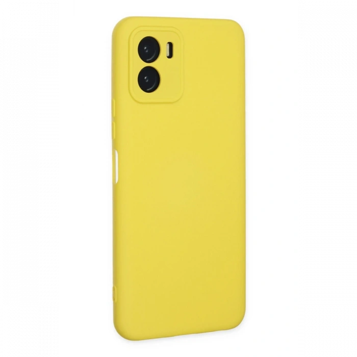 Newface Vivo Y15S Kılıf Nano içi Kadife Silikon