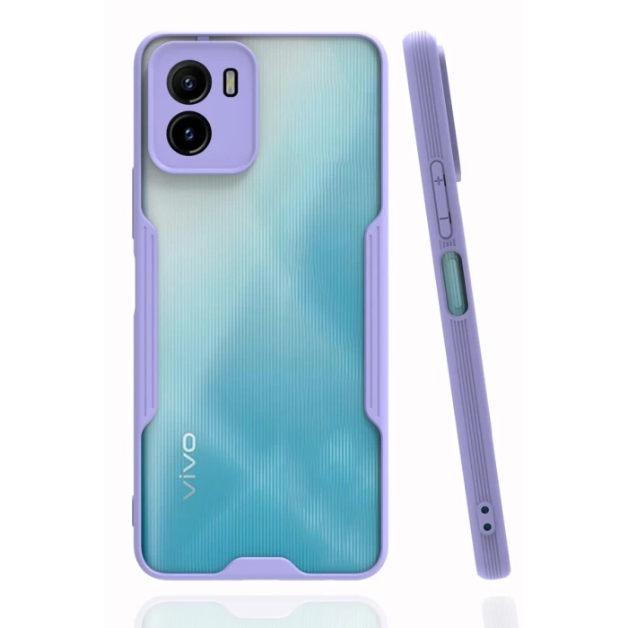 Newface Vivo Y15S Kılıf Platin Silikon