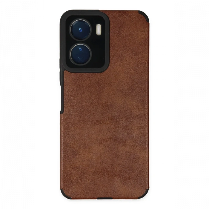 Newface Vivo Y16 Kılıf Loop Deri Silikon