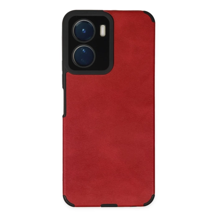 Newface Vivo Y16 Kılıf Loop Deri Silikon