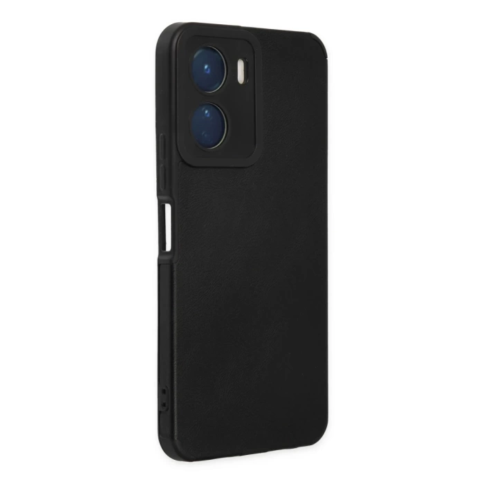 Newface Vivo Y16 Kılıf Loop Deri Silikon