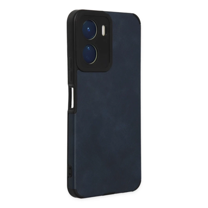 Newface Vivo Y16 Kılıf Loop Deri Silikon