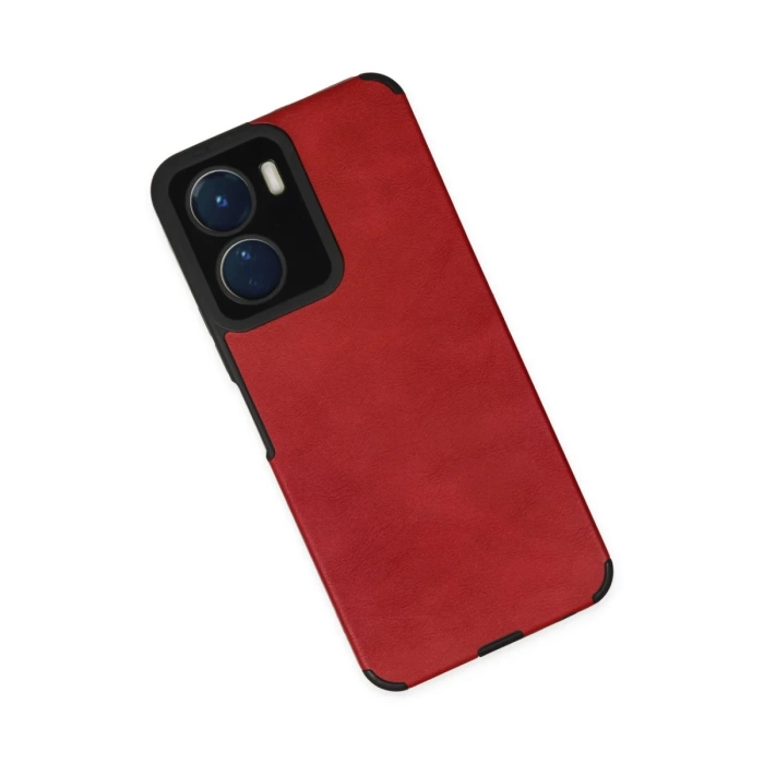 Newface Vivo Y16 Kılıf Loop Deri Silikon