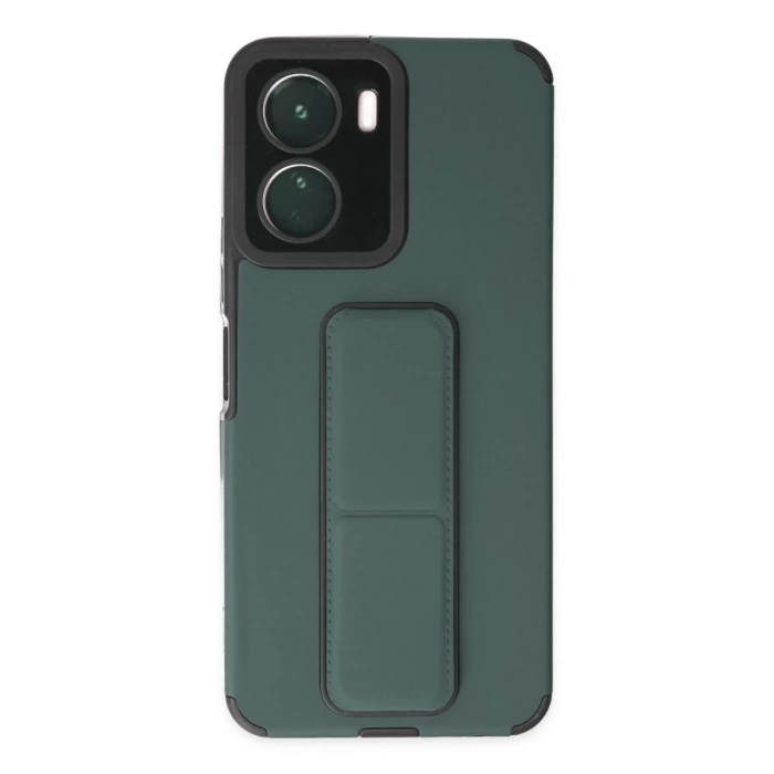 Newface Vivo Y16 Kılıf Mega Standlı Silikon