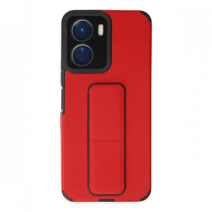 Newface Vivo Y16 Kılıf Mega Standlı Silikon