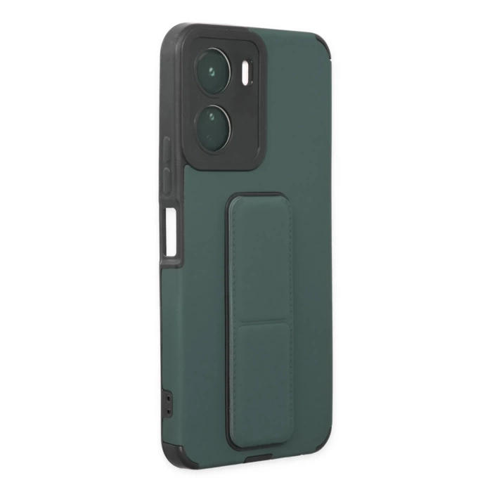 Newface Vivo Y16 Kılıf Mega Standlı Silikon