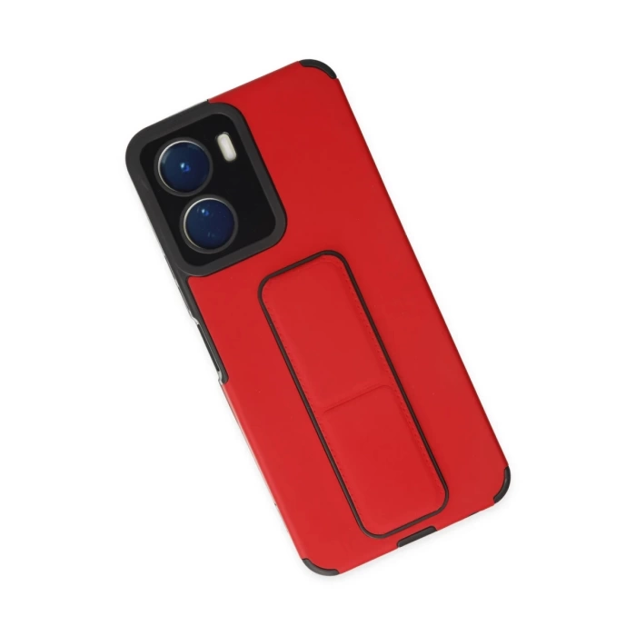 Newface Vivo Y16 Kılıf Mega Standlı Silikon
