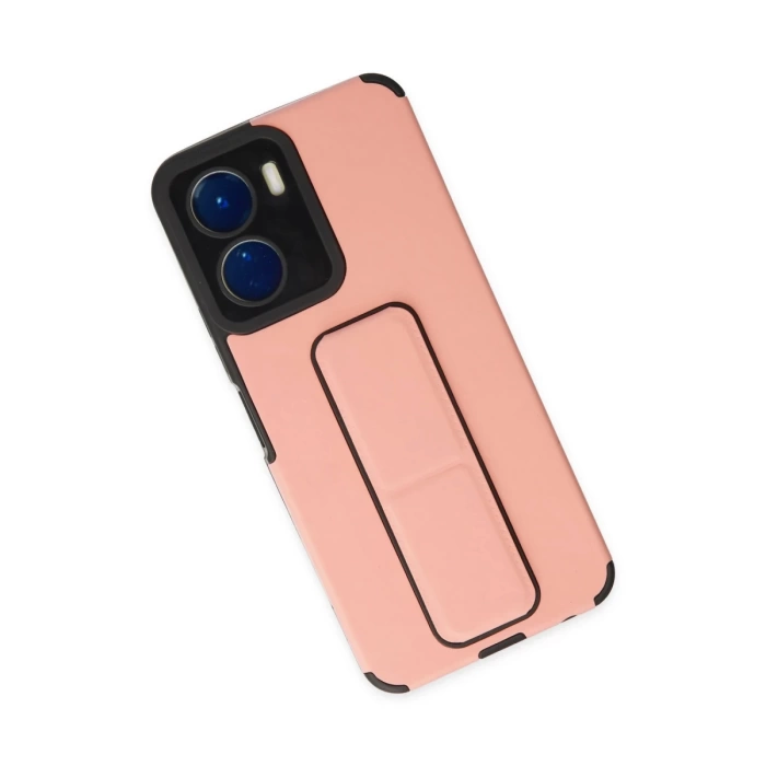Newface Vivo Y16 Kılıf Mega Standlı Silikon