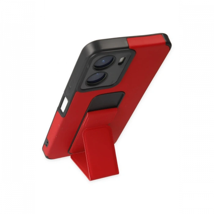 Newface Vivo Y16 Kılıf Mega Standlı Silikon