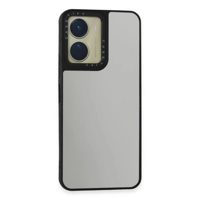 Newface Vivo Y16 Kılıf Mirror Desenli Kapak