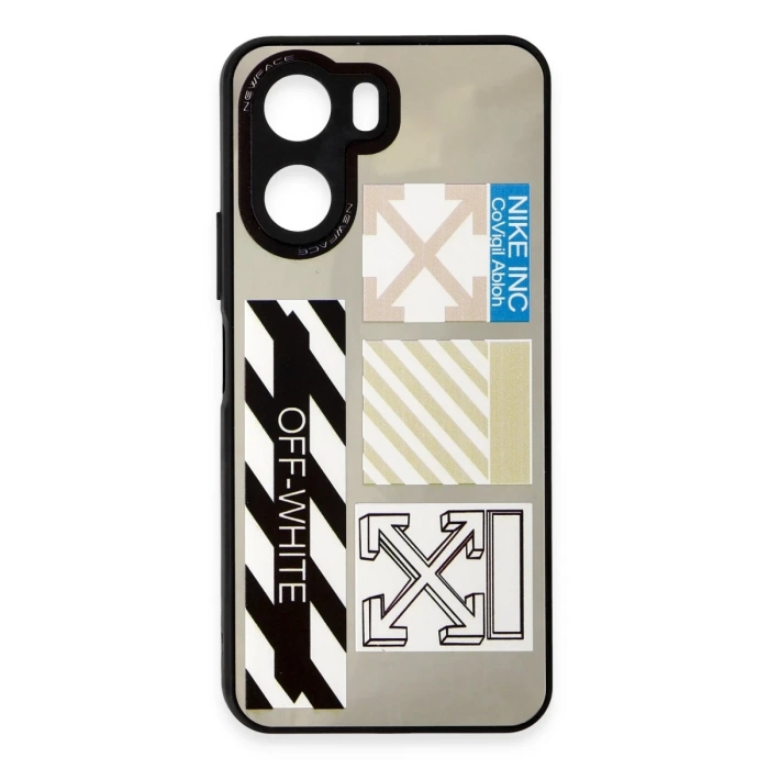 Newface Vivo Y16 Kılıf Mirror Desenli Kapak