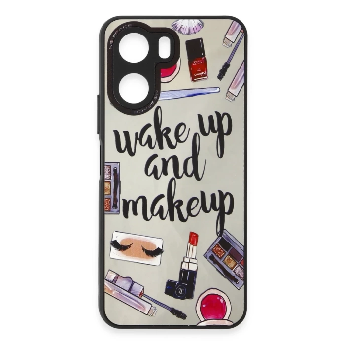 Newface Vivo Y16 Kılıf Mirror Desenli Kapak