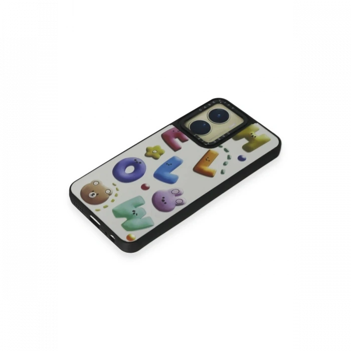 Newface Vivo Y16 Kılıf Mirror Desenli Kapak