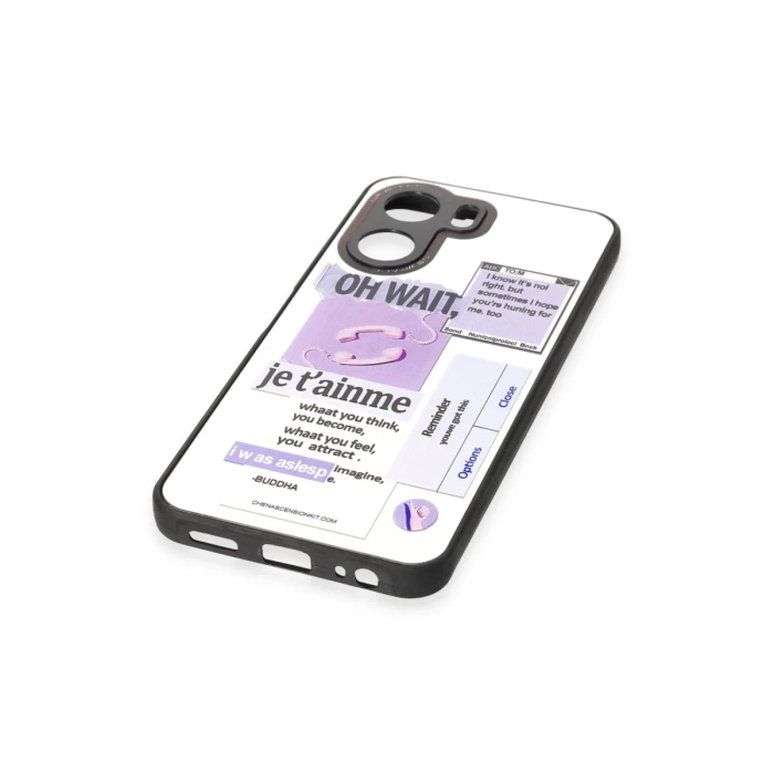 Newface Vivo Y16 Kılıf Mirror Desenli Kapak