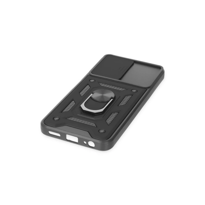 Newface Vivo Y16 Kılıf Pars Lens Yüzüklü Silikon