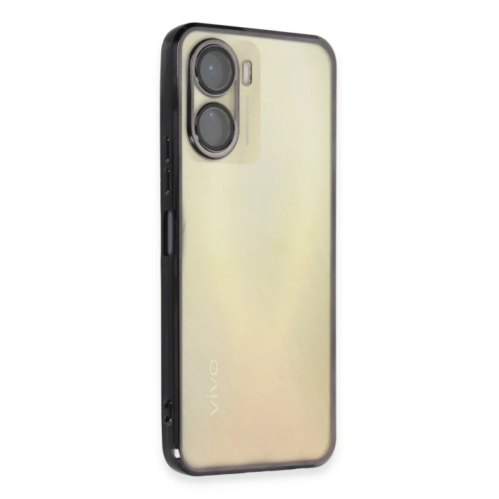 Newface Vivo Y16 Kılıf Razer Lensli Silikon