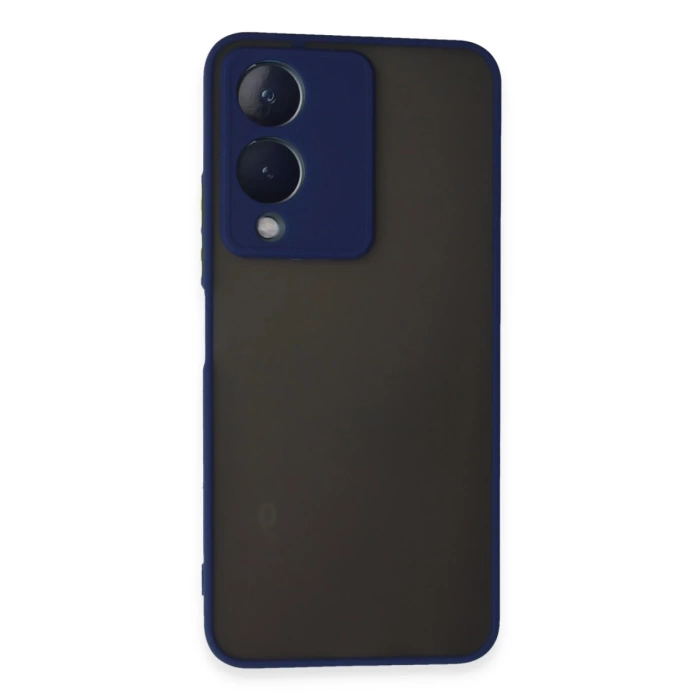 Newface Vivo Y17S Kılıf Montreal Silikon Kapak - Lacivert