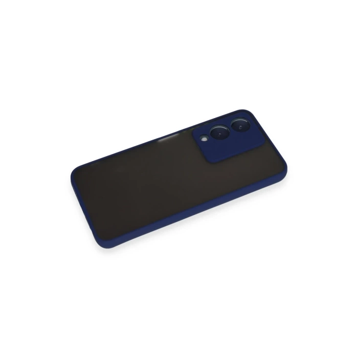 Newface Vivo Y17S Kılıf Montreal Silikon Kapak - Lacivert