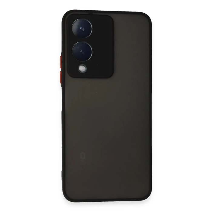 Newface Vivo Y17S Kılıf Montreal Silikon Kapak - Siyah