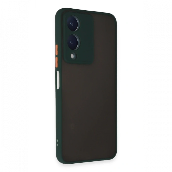 Newface Vivo Y17S Kılıf Montreal Silikon Kapak - Yeşil