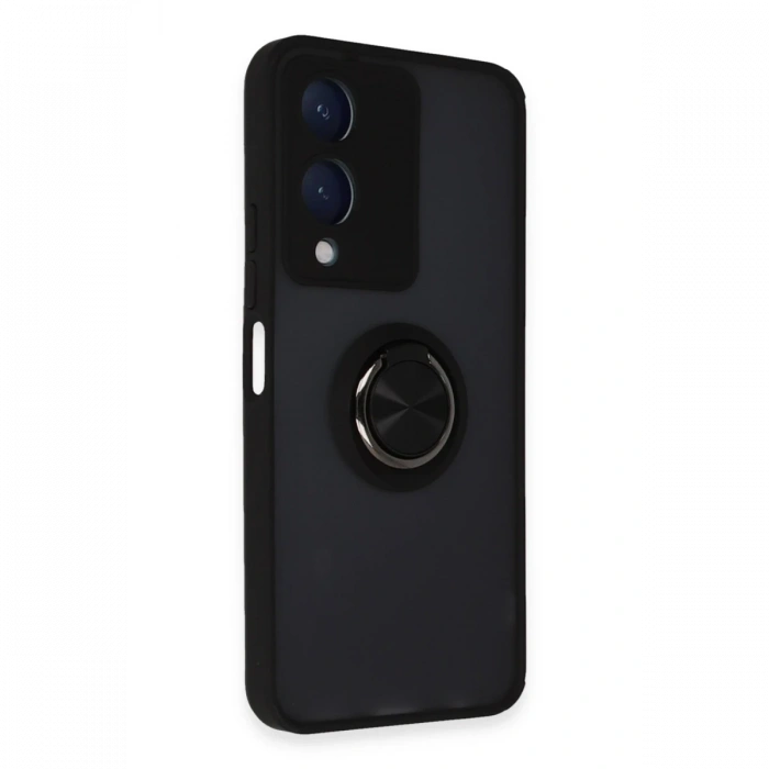 Newface Vivo Y17S Kılıf Montreal Yüzüklü Silikon Kapak