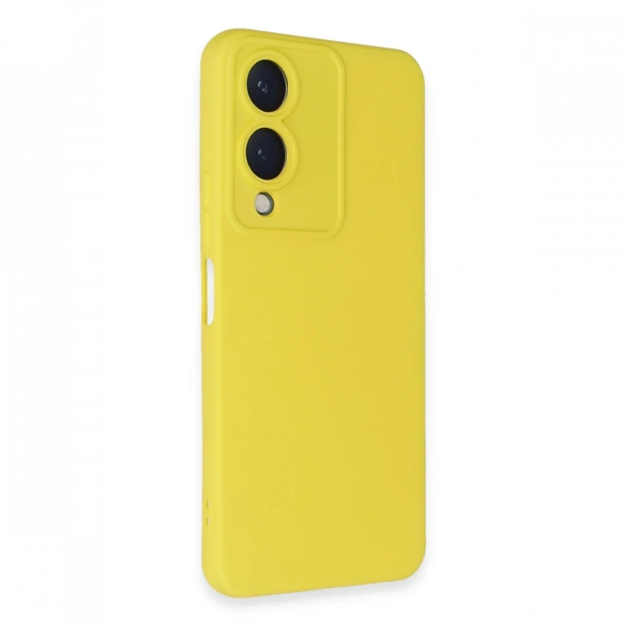 Newface Vivo Y17S Kılıf Nano içi Kadife Silikon
