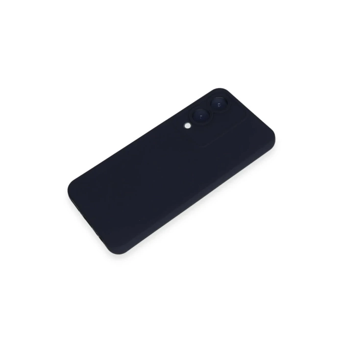 Newface Vivo Y17S Kılıf Nano içi Kadife Silikon - Lacivert