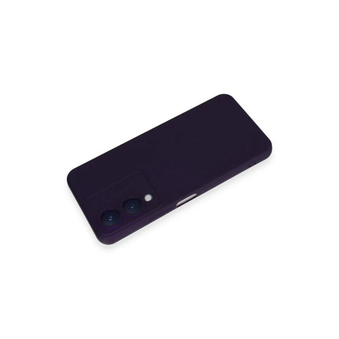 Newface Vivo Y17S Kılıf Nano içi Kadife Silikon - Mor