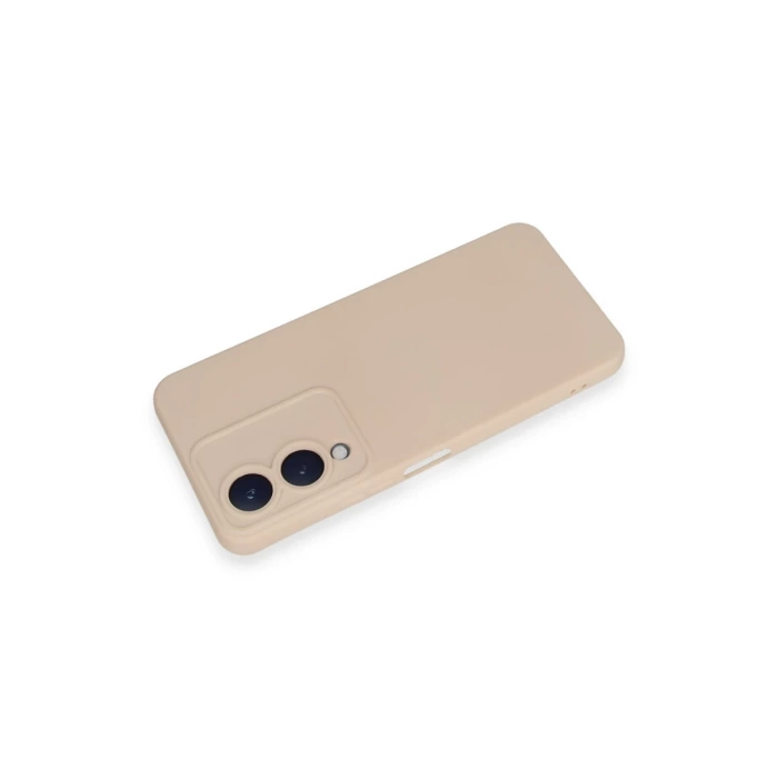 Newface Vivo Y17S Kılıf Nano içi Kadife Silikon - Pudra