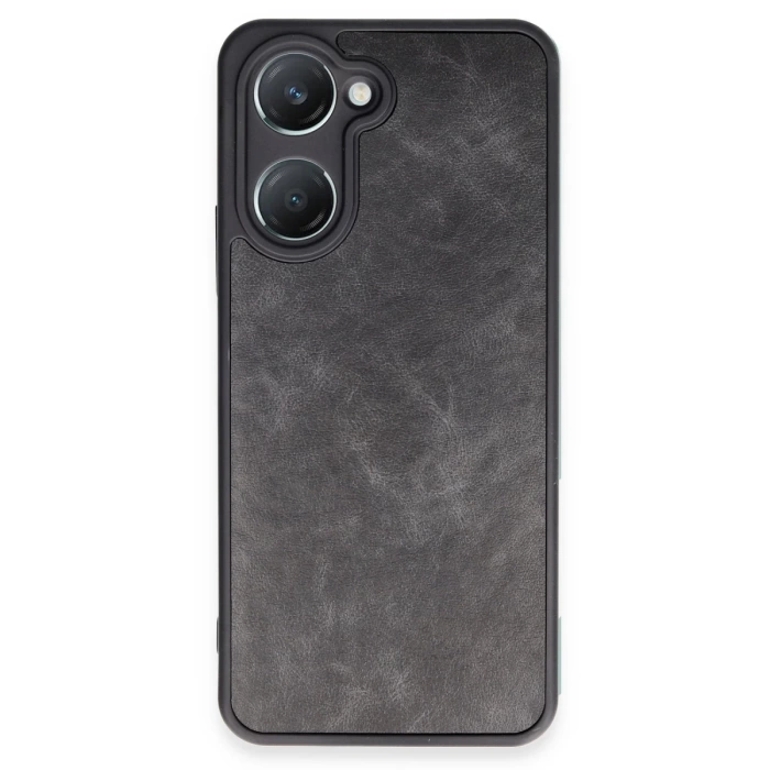 Newface Vivo Y18 Kılıf Aras Deri Kapak - Siyah