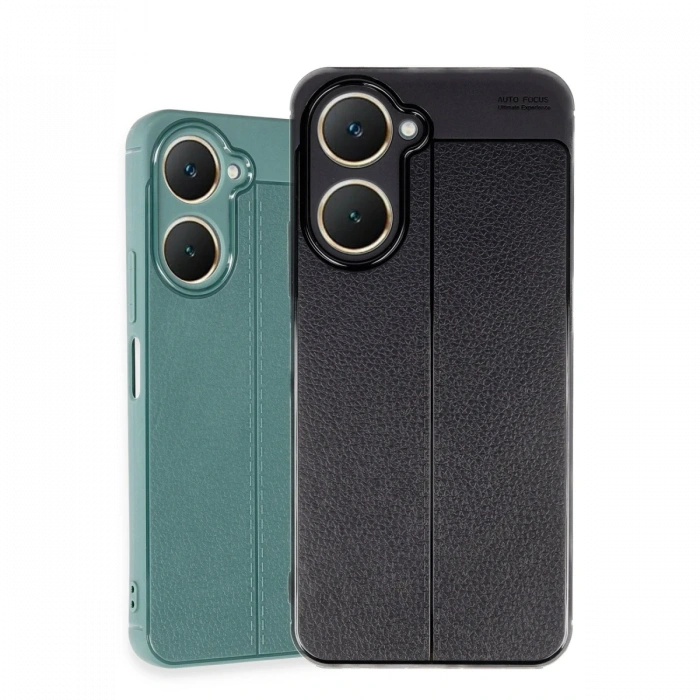 Newface Vivo Y18 Kılıf Auto Focus Kapak - Koyu Yeşil