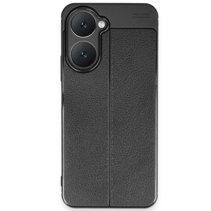 Newface Vivo Y18 Kılıf Auto Focus Kapak - Siyah