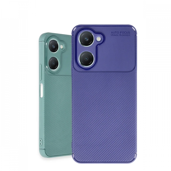 Newface Vivo Y18 Kılıf Auto Focus Karbon Kapak