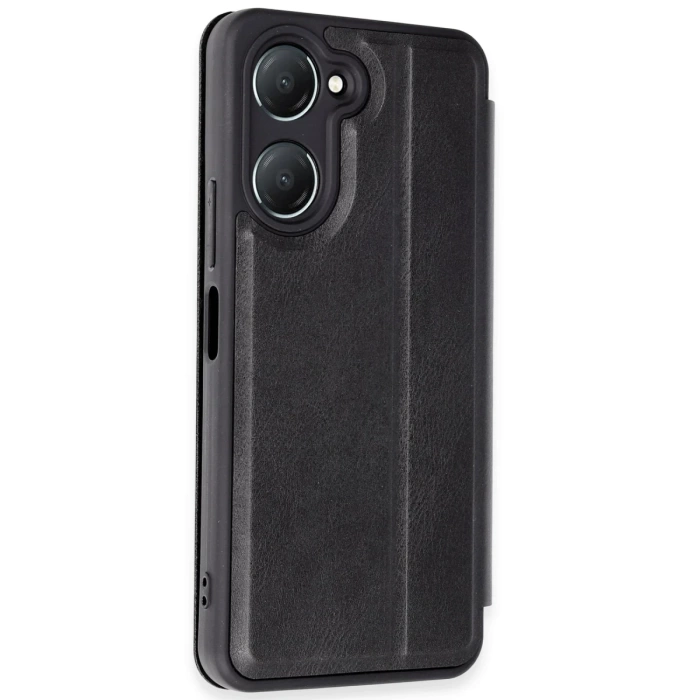 Newface Vivo Y18 Kılıf Flip Cover - Siyah