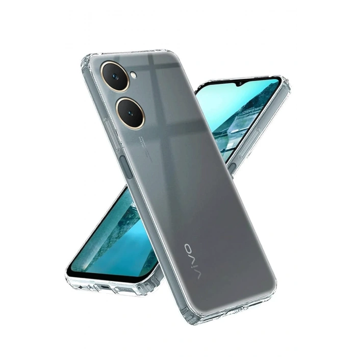 Newface Vivo Y18 Kılıf Lüx Şeffaf Silikon
