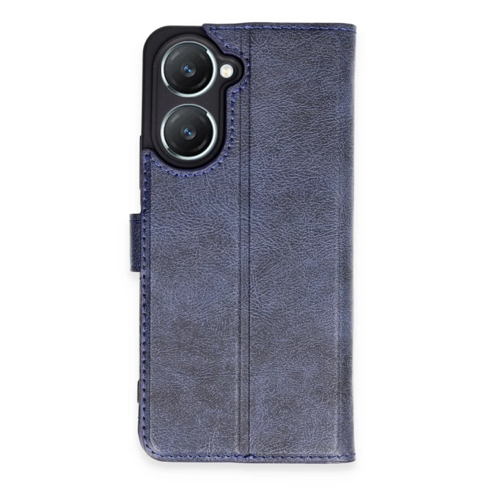Newface Vivo Y18 Kılıf Trend S Plus Kapaklı Kılıf - Lacivert
