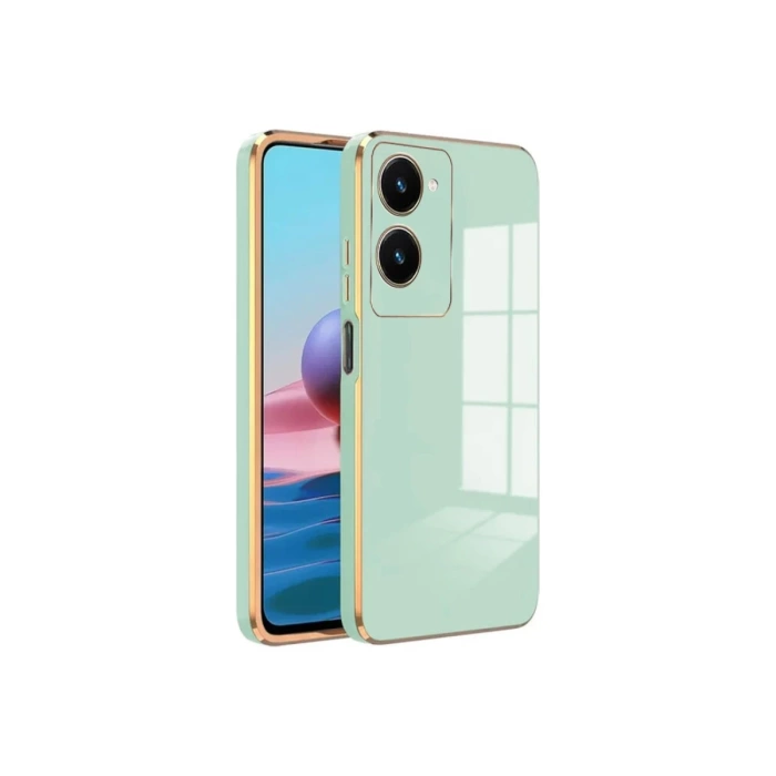 Newface Vivo Y18 Kılıf Volet Silikon - Açık Yeşil