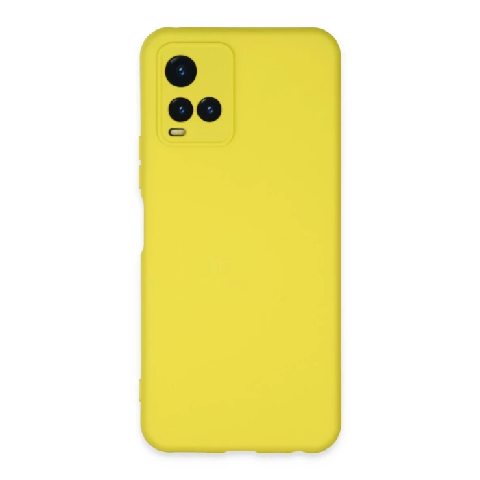 Newface Vivo Y21S Kılıf Nano içi Kadife Silikon
