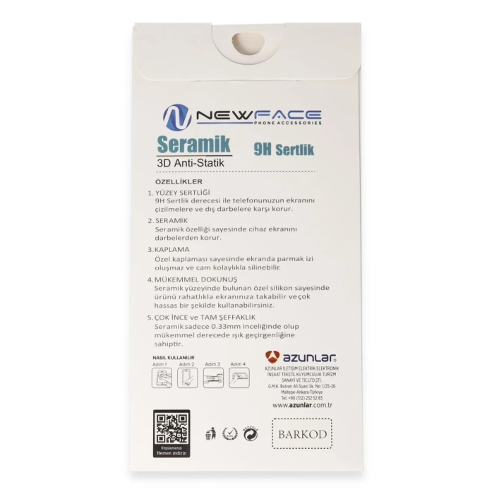 Newface Vivo Y27 3D Antistatik Seramik Nano Ekran Koruyucu
