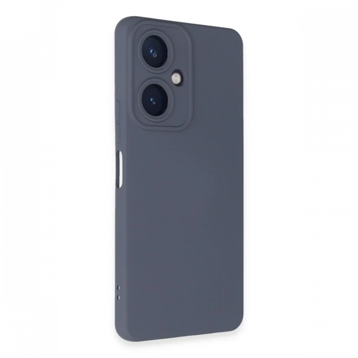 Newface Vivo Y27 Kılıf Nano içi Kadife Silikon - Gri