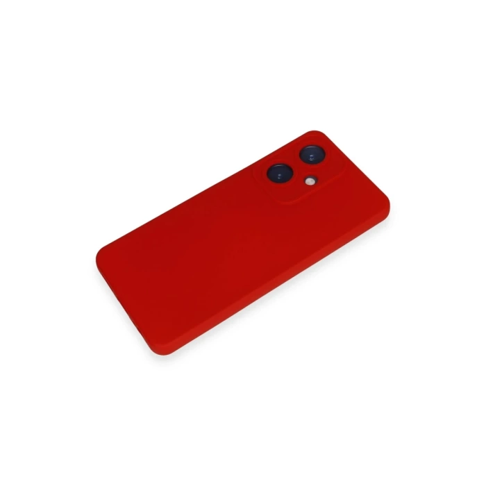 Newface Vivo Y27 Kılıf Nano içi Kadife Silikon - Kırmızı