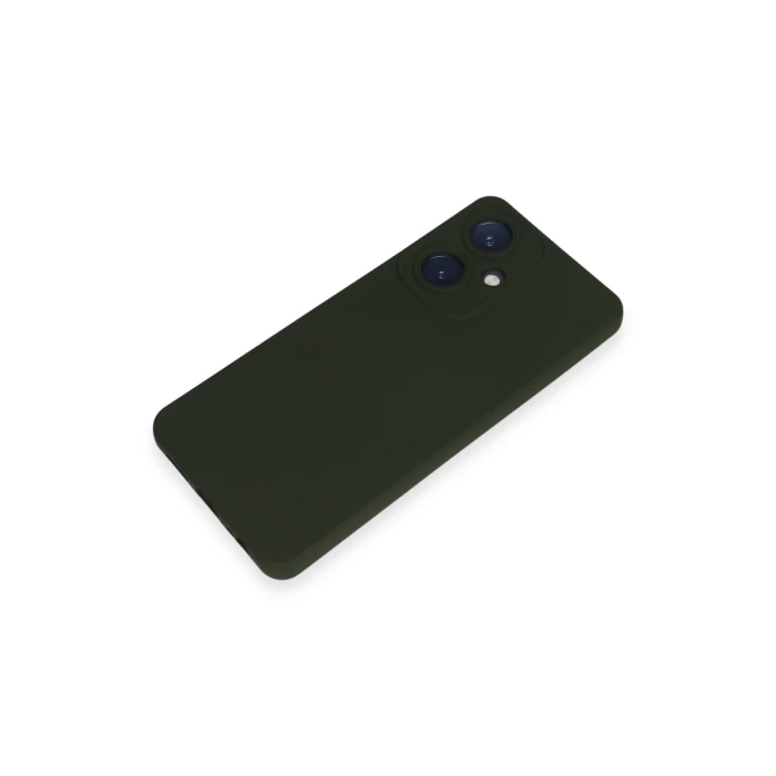 Newface Vivo Y27 Kılıf Nano içi Kadife Silikon - Koyu Yeşil