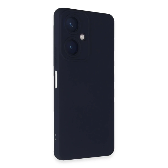 Newface Vivo Y27 Kılıf Nano içi Kadife Silikon - Lacivert